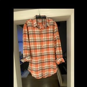 J. Crew plaid button down shirt